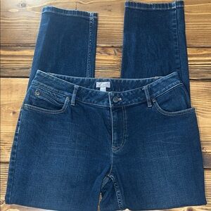 J. Jill Stretch Ankle Jeans Blue Denim Pants - 6